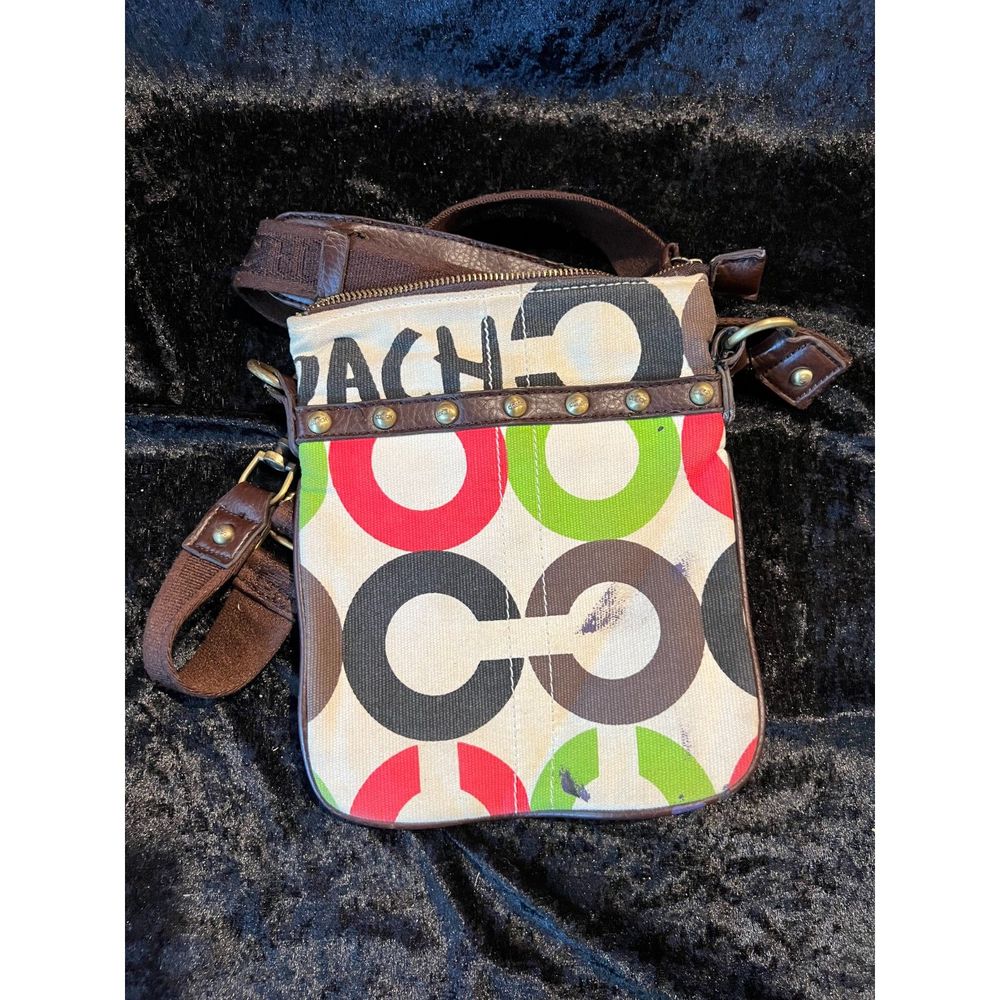 Coach Canvas Tote Crossbody Purse  No. 42100